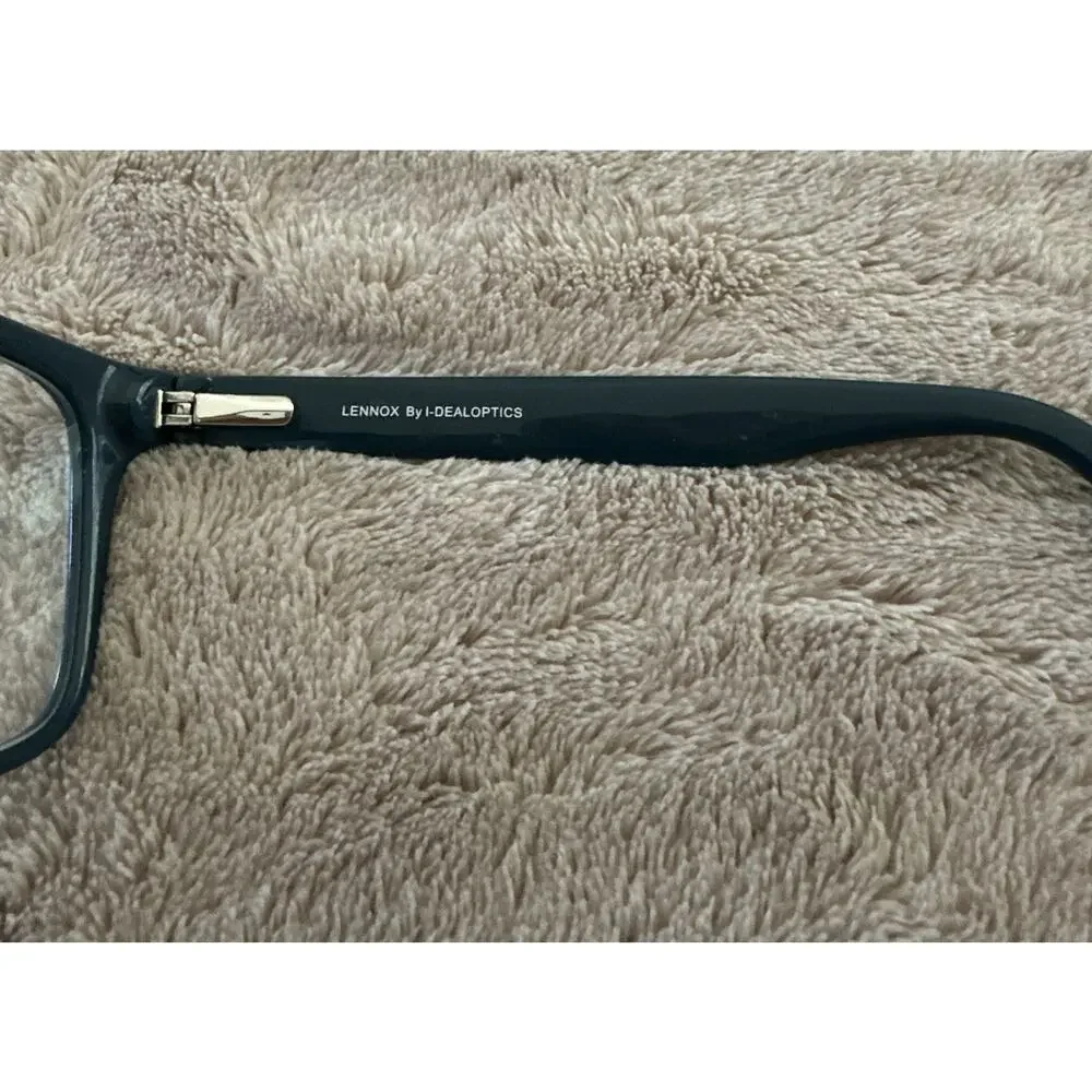 I-DEAL OPTICS LENNOX EYEGLASSES NAVY BLUE Big FRAMES 54-20-145 GUC